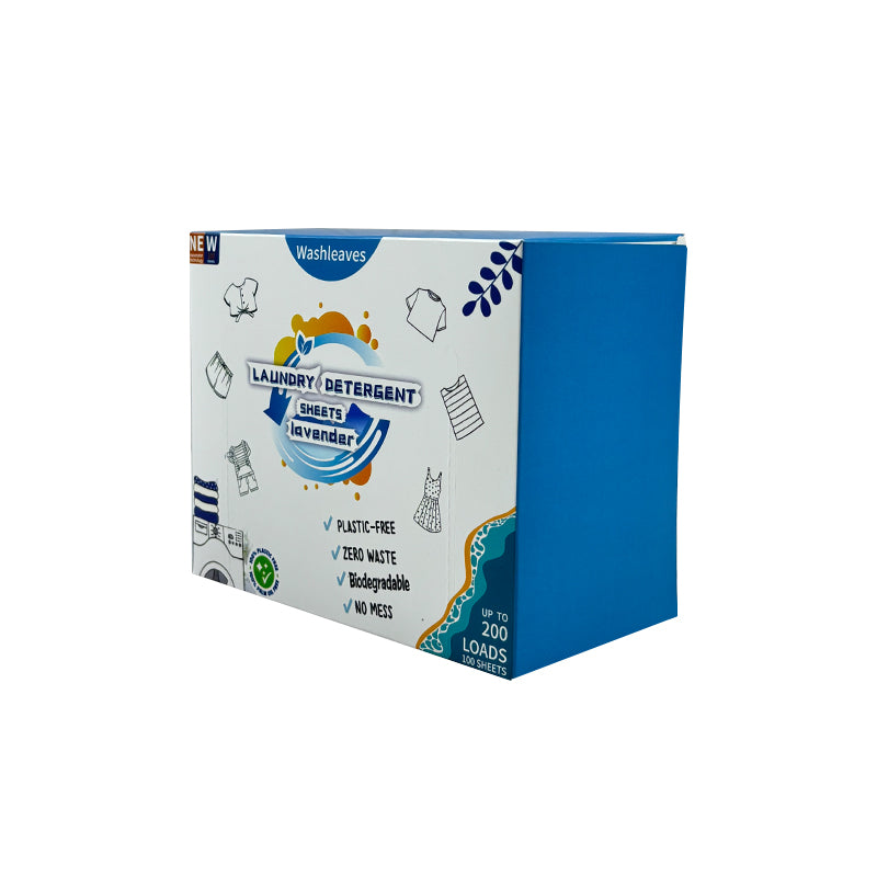 washleaves Laundry Detergent Sheets (100 sheets 200 loads)